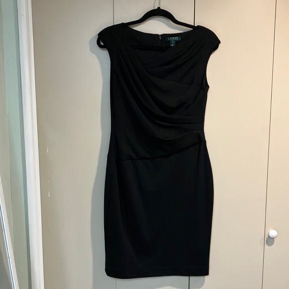 RALPH LAUREN Size 8 black dress. - Picture 1 of 8